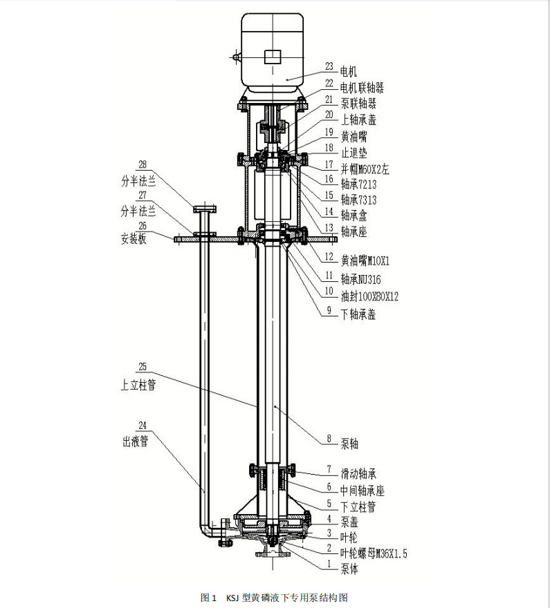 KSJ型黄磷悬臂液下专用米兰（中国）